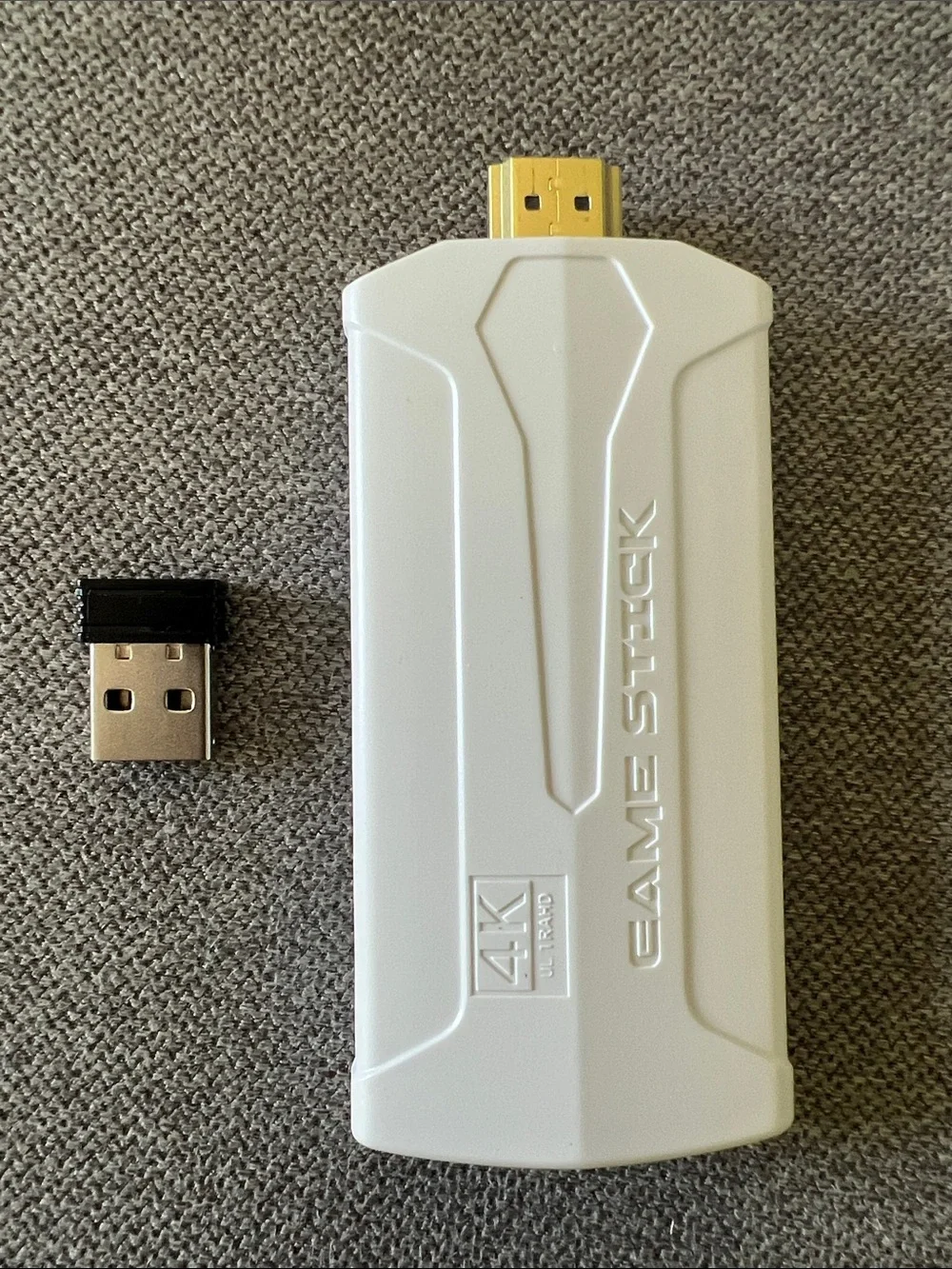 Gamestick Emuelec4.3 Console, 64GB, 2.4G Wireless, 3D Games, White/Black